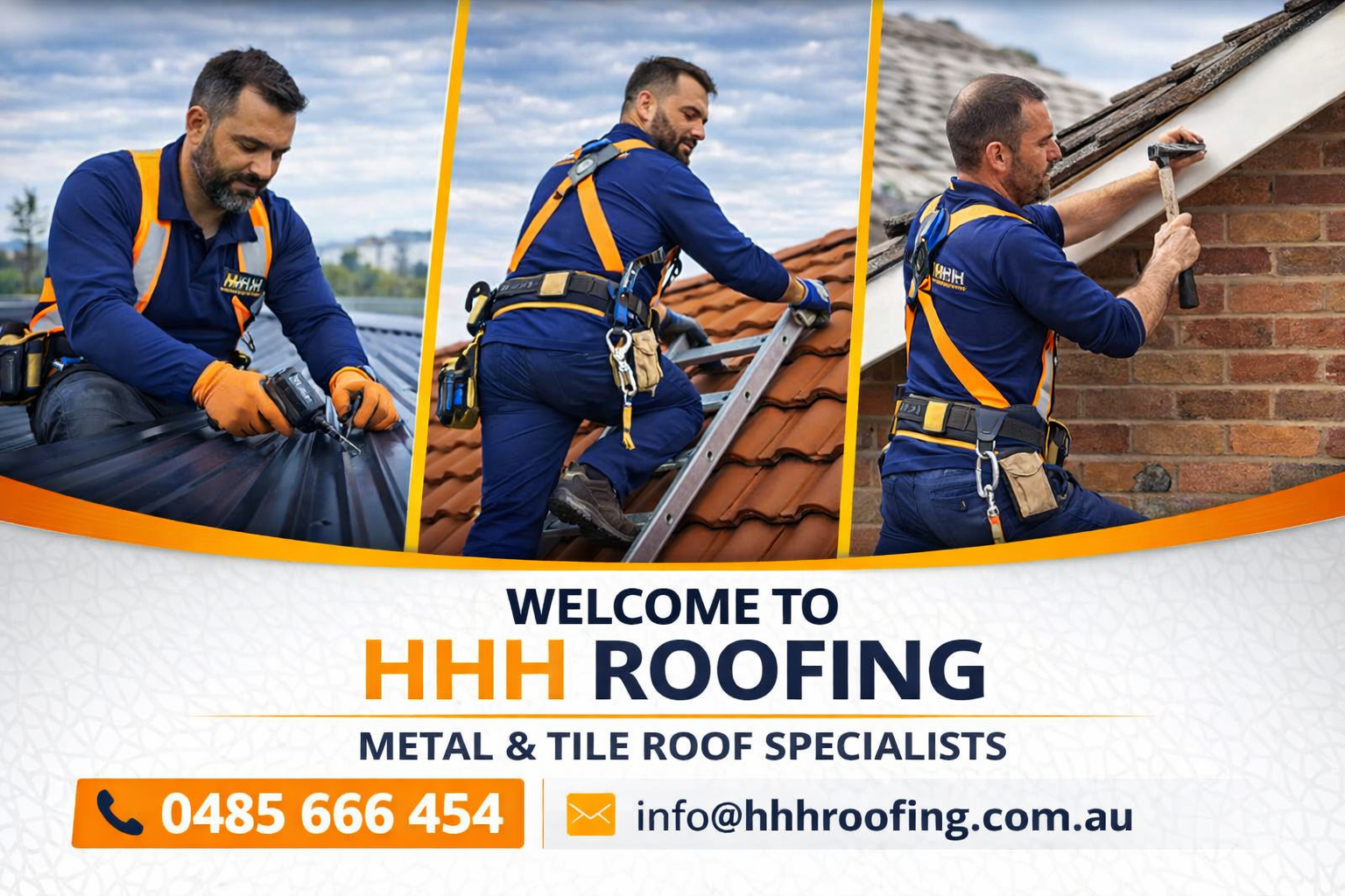HHH Roofing hero image